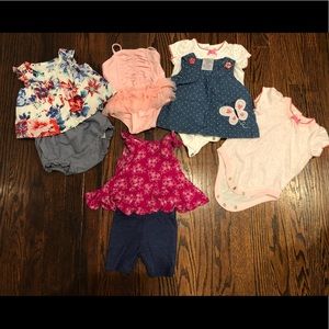 0-3 Months Warm Weather Baby Girl Bundle